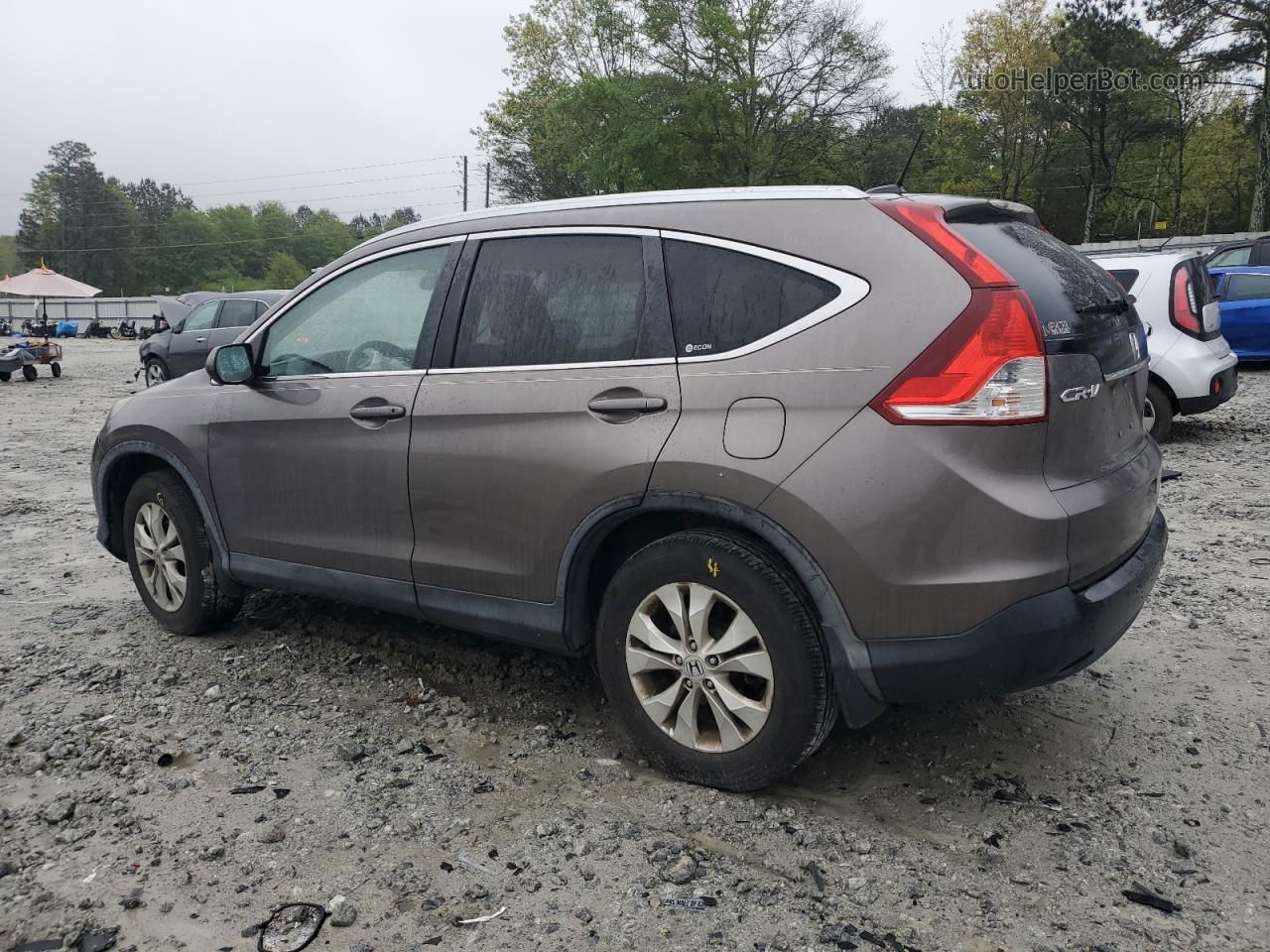 2012 Honda Cr-v Exl Brown vin: 5J6RM4H75CL030533