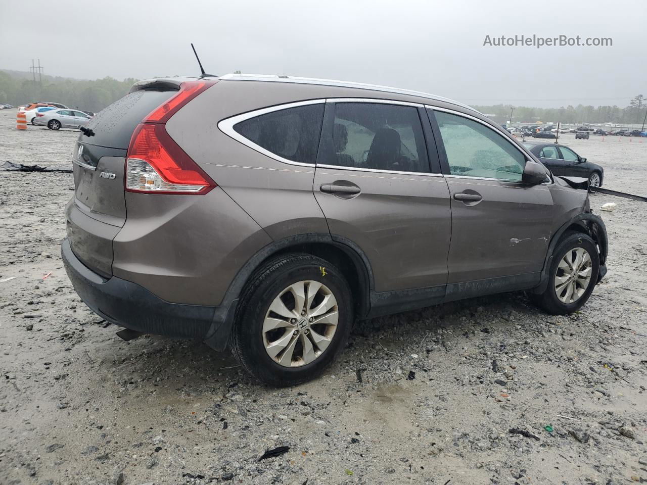 2012 Honda Cr-v Exl Brown vin: 5J6RM4H75CL030533