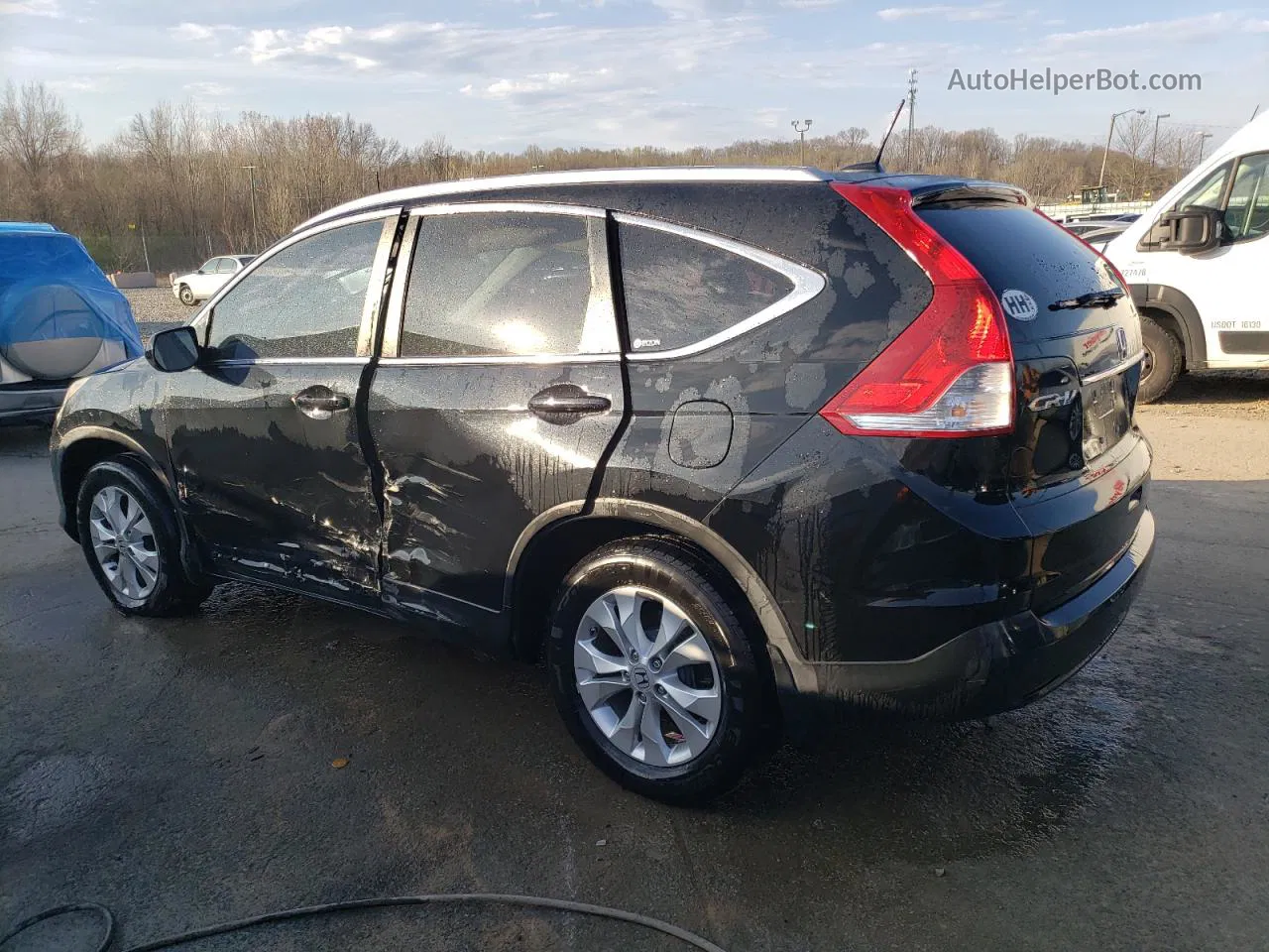 2012 Honda Cr-v Exl Black vin: 5J6RM4H75CL045811