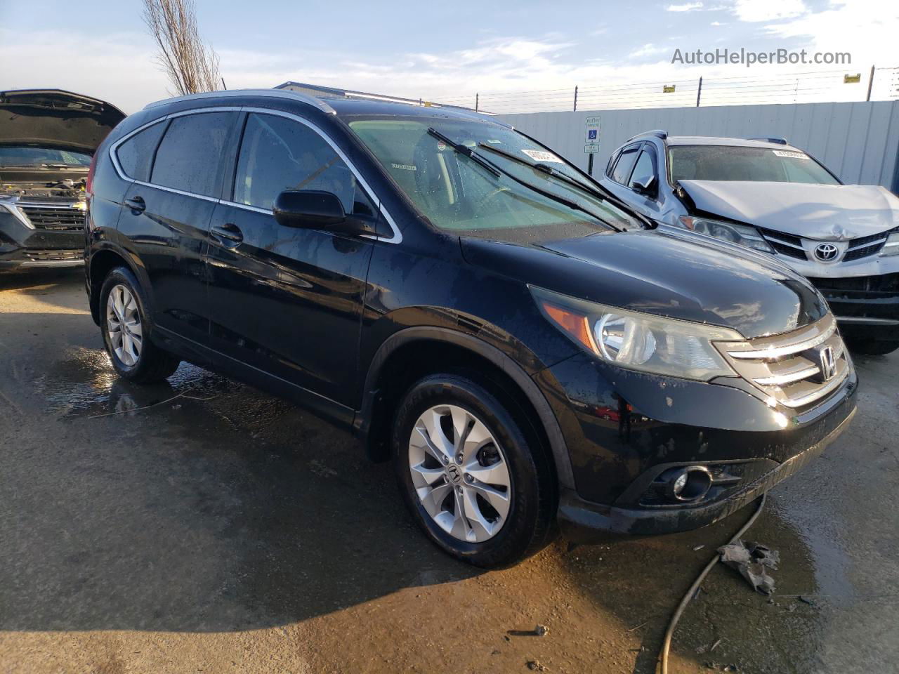 2012 Honda Cr-v Exl Black vin: 5J6RM4H75CL045811