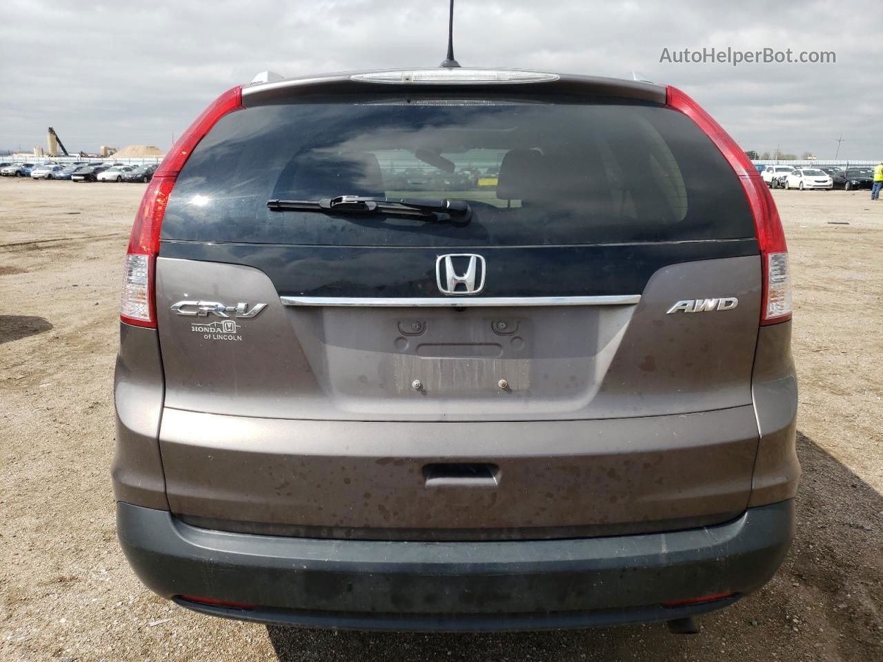 2012 Honda Cr-v Exl Brown vin: 5J6RM4H75CL055545