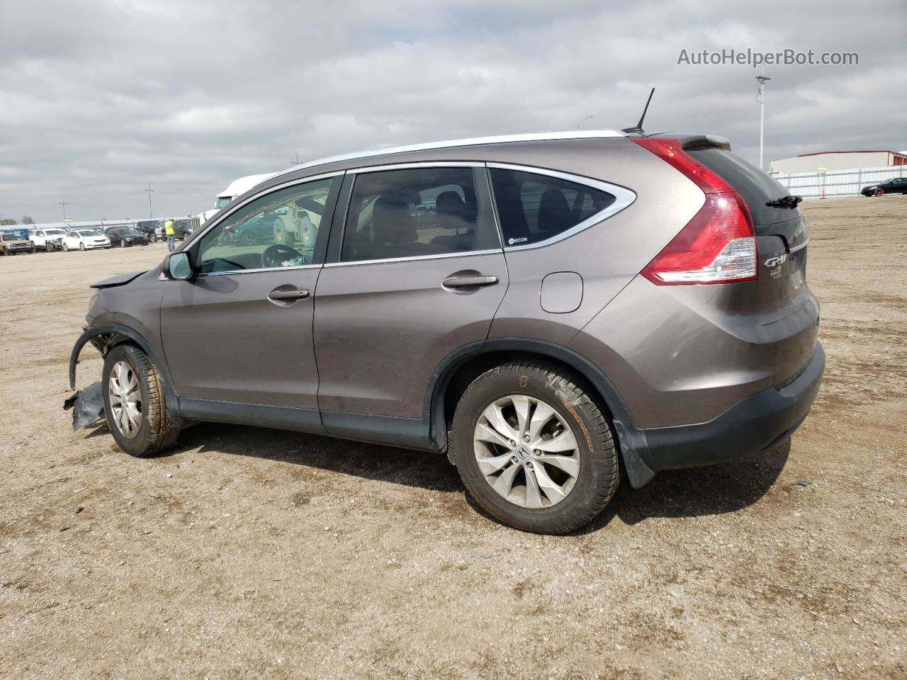 2012 Honda Cr-v Exl Brown vin: 5J6RM4H75CL055545