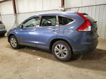 2012 Honda Cr-v Exl Blue vin: 5J6RM4H75CL079814