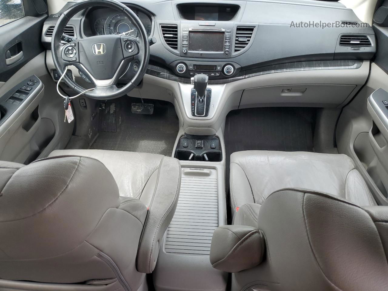 2013 Honda Cr-v Exl Красный vin: 5J6RM4H75DL056115