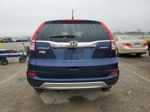 2015 Honda Cr-v Exl Blue vin: 5J6RM4H75FL056053