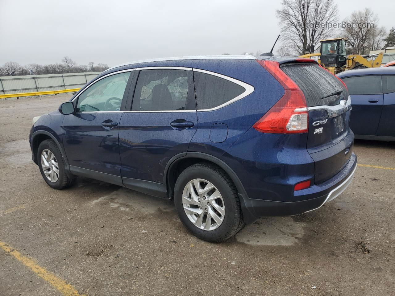 2015 Honda Cr-v Exl Blue vin: 5J6RM4H75FL056053