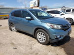 2015 Honda Cr-v Exl Blue vin: 5J6RM4H75FL133889