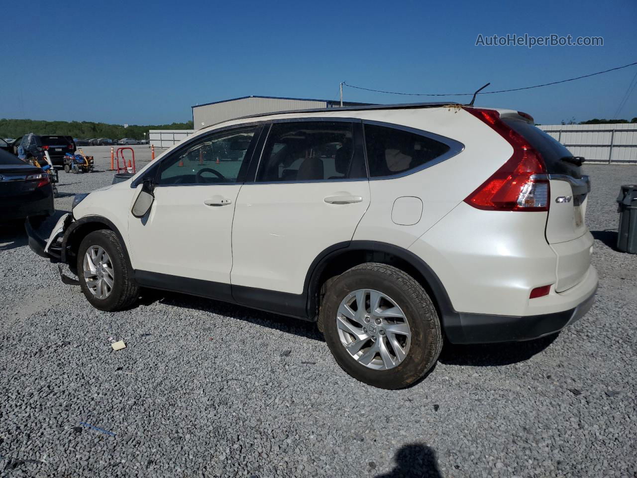 2016 Honda Cr-v Exl White vin: 5J6RM4H75GL114986