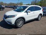 2016 Honda Cr-v Ex-l White vin: 5J6RM4H75GL138379