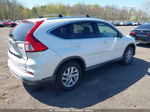 2016 Honda Cr-v Ex-l White vin: 5J6RM4H75GL138379