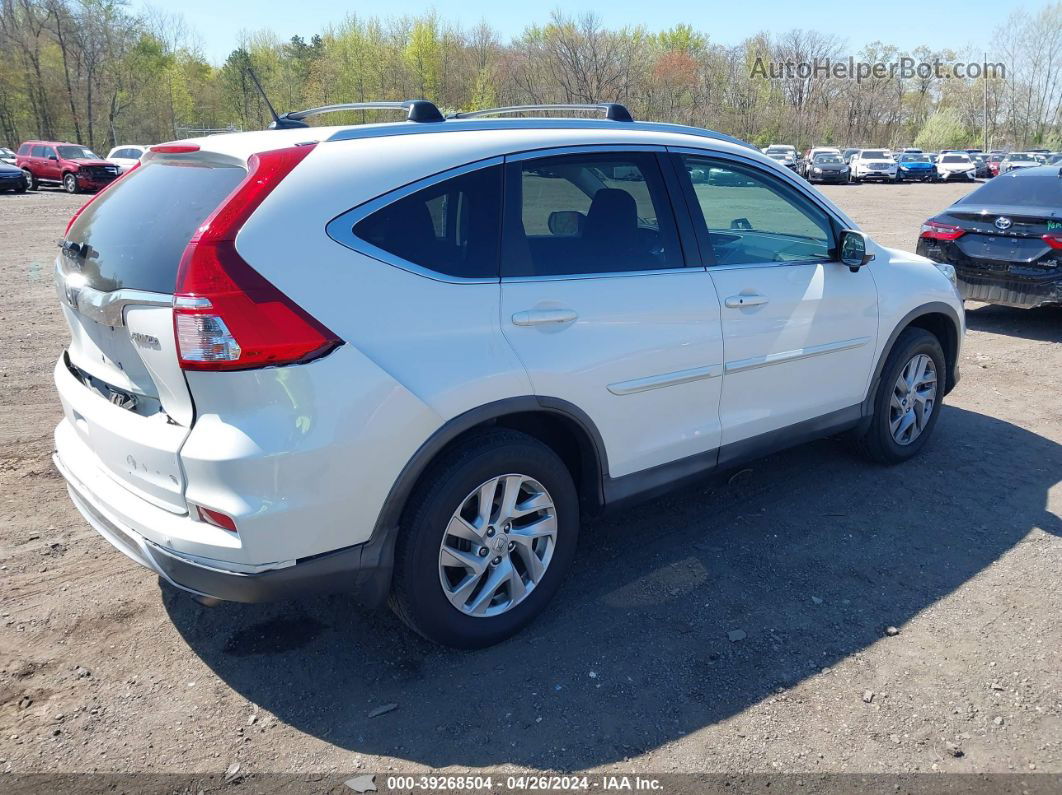 2016 Honda Cr-v Ex-l White vin: 5J6RM4H75GL138379