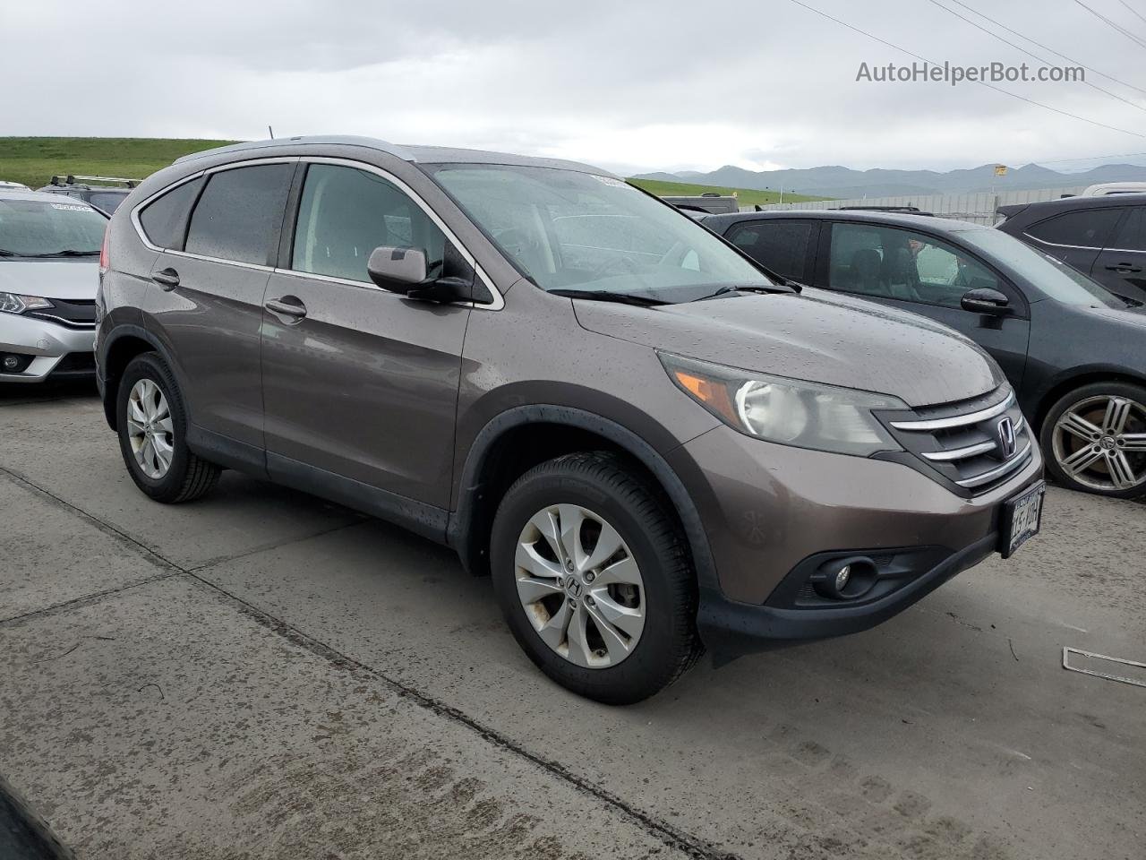 2012 Honda Cr-v Exl Серый vin: 5J6RM4H76CL003938