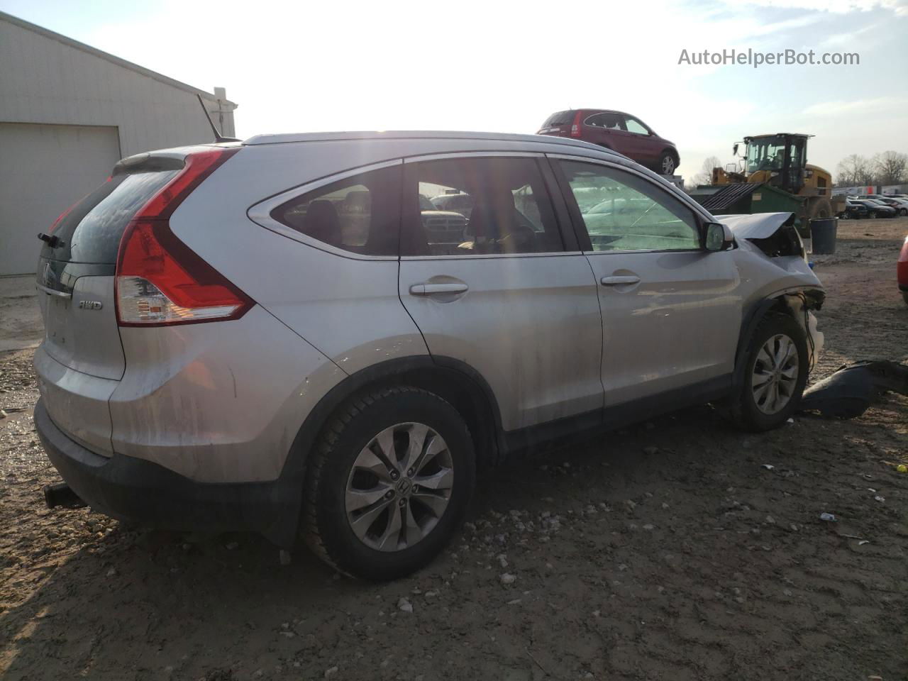 2012 Honda Cr-v Exl Silver vin: 5J6RM4H76CL005267