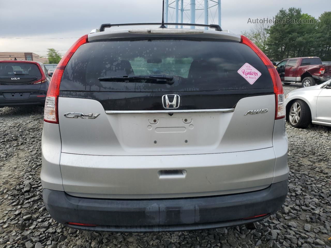 2012 Honda Cr-v Exl Серебряный vin: 5J6RM4H76CL012932