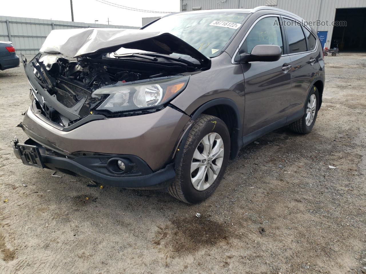 2012 Honda Cr-v Exl Коричневый vin: 5J6RM4H76CL044215