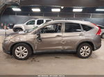 2012 Honda Cr-v Ex-l Gray vin: 5J6RM4H76CL070166