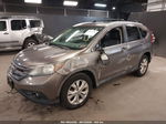 2012 Honda Cr-v Ex-l Gray vin: 5J6RM4H76CL070166