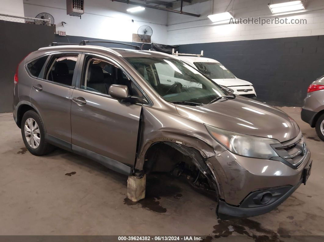 2012 Honda Cr-v Ex-l Gray vin: 5J6RM4H76CL070166