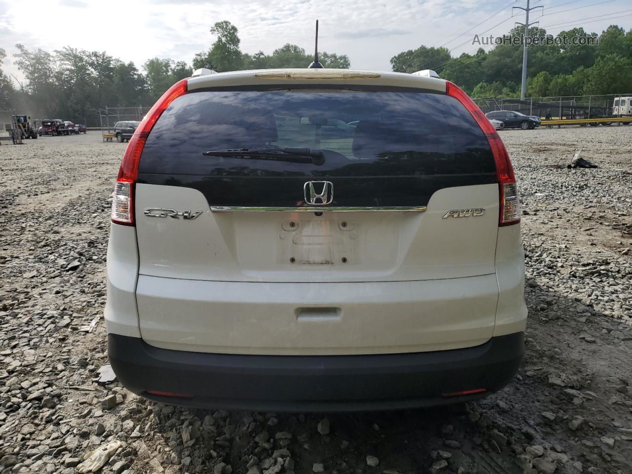 2012 Honda Cr-v Exl White vin: 5J6RM4H76CL076727