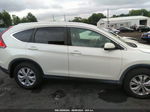 2013 Honda Cr-v Ex-l White vin: 5J6RM4H76DL035662