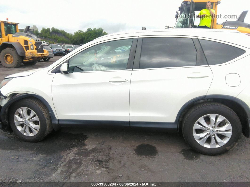 2013 Honda Cr-v Ex-l White vin: 5J6RM4H76DL035662