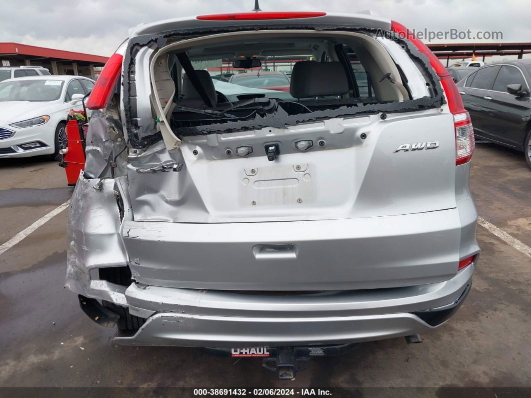 2016 Honda Cr-v Ex-l Серебряный vin: 5J6RM4H76GL010247