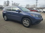 2012 Honda Cr-v Exl Blue vin: 5J6RM4H77CL007299