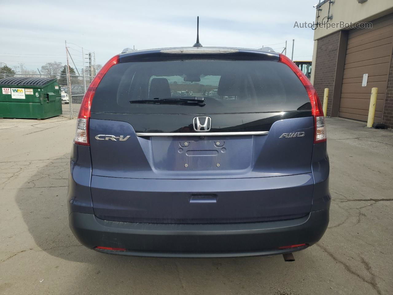 2012 Honda Cr-v Exl Blue vin: 5J6RM4H77CL007299