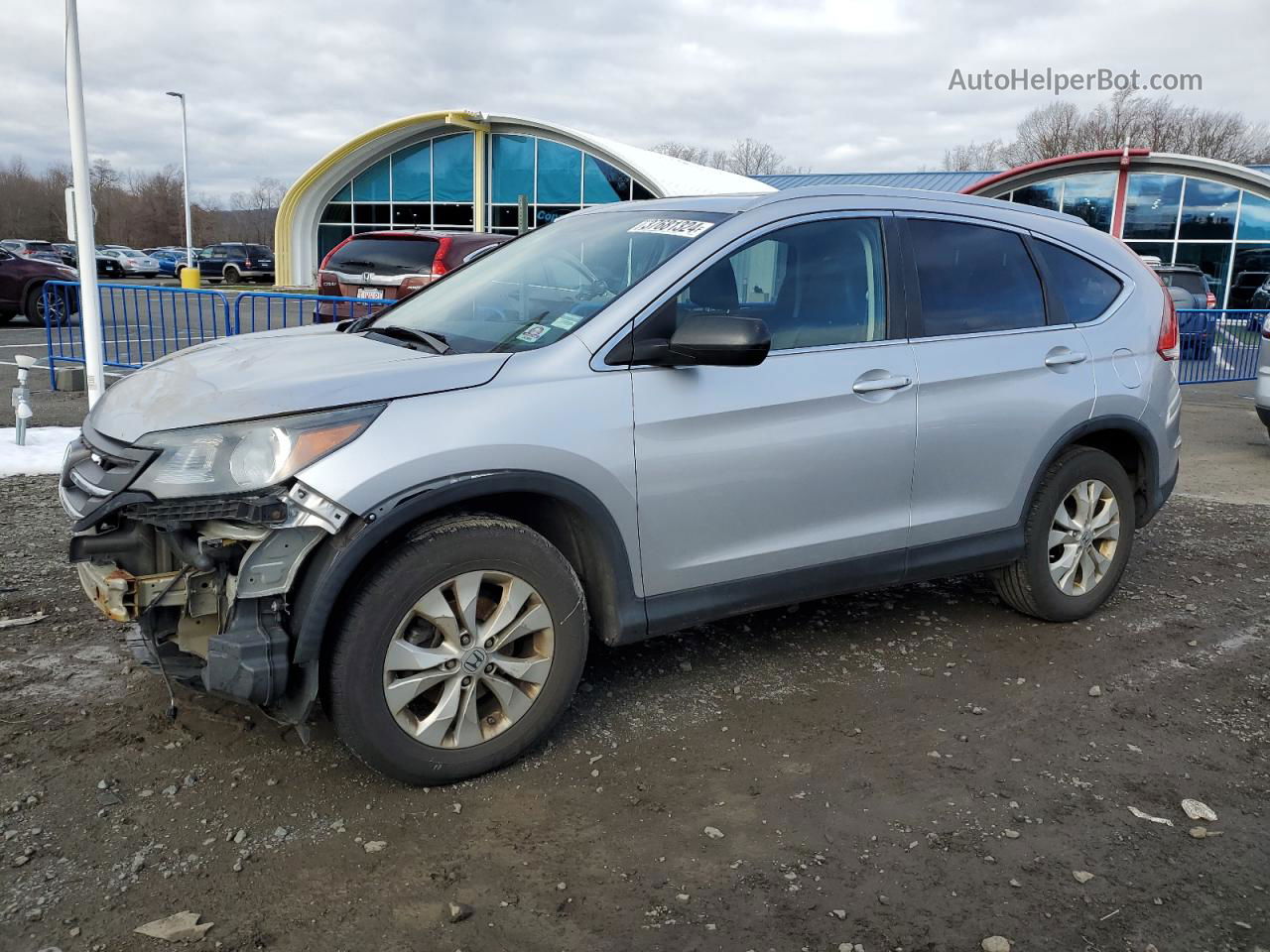 2013 Honda Cr-v Exl Silver vin: 5J6RM4H77DL002802