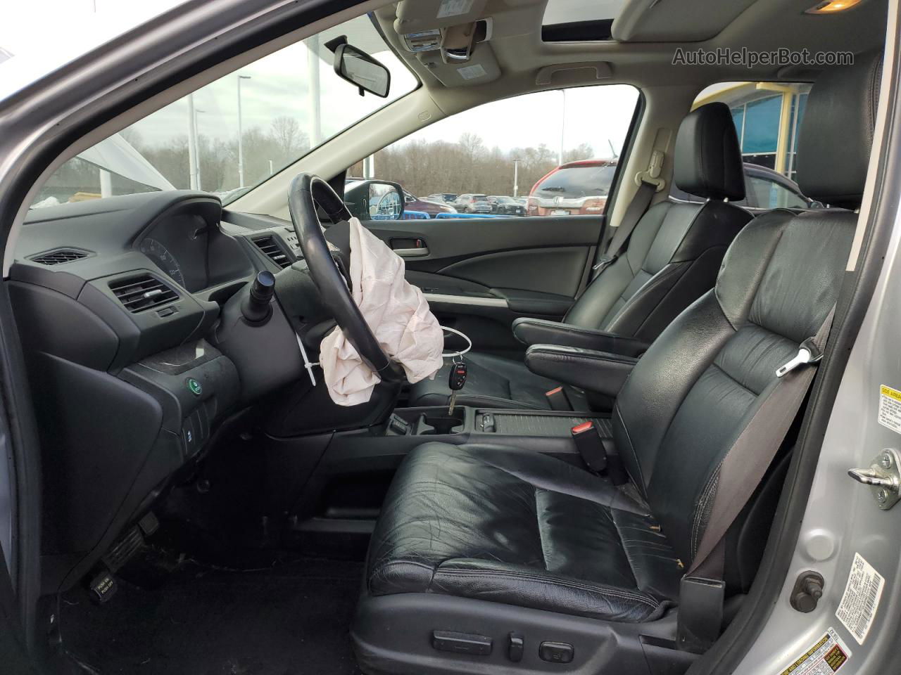 2013 Honda Cr-v Exl Серебряный vin: 5J6RM4H77DL002802