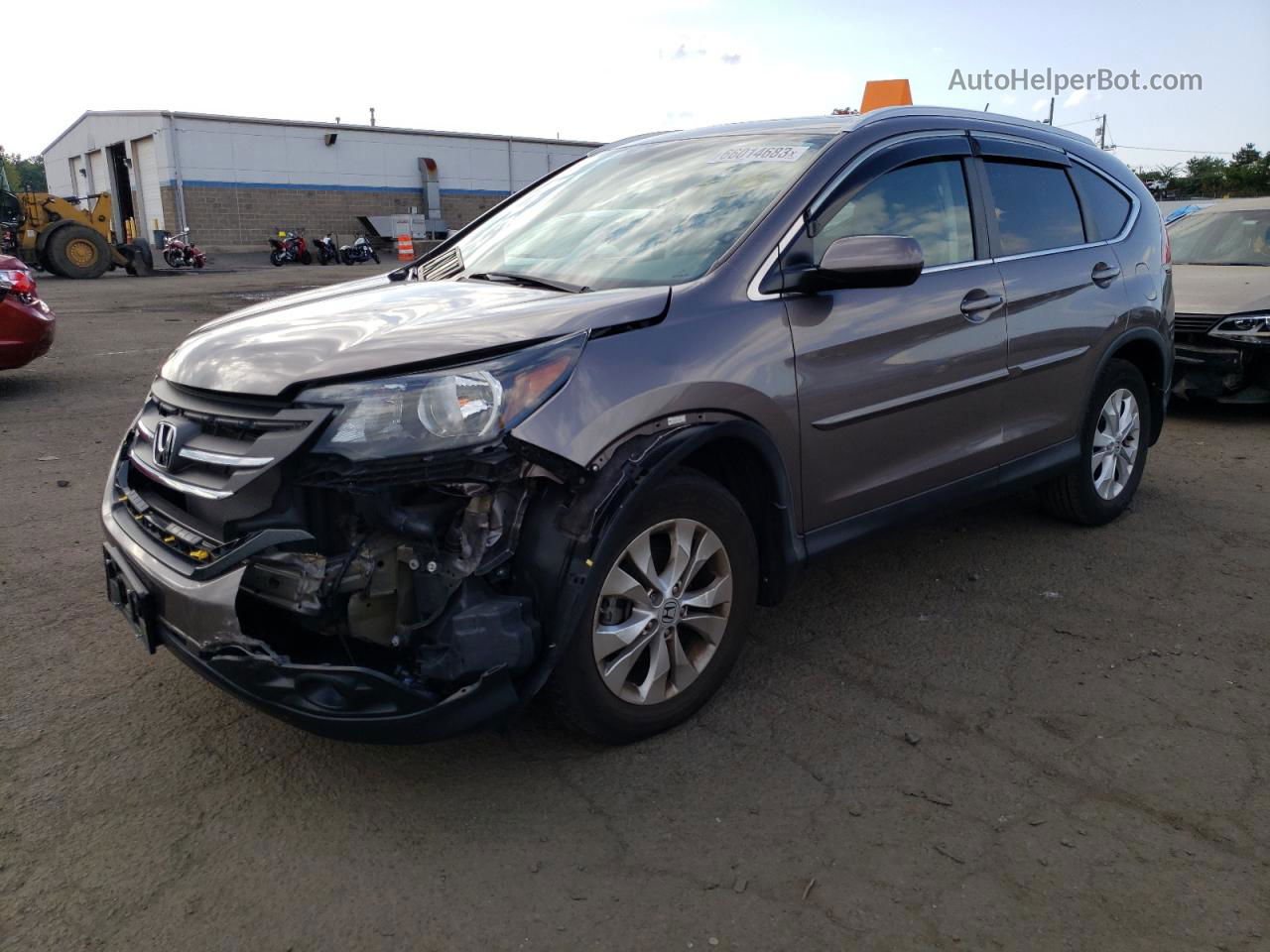 2013 Honda Cr-v Exl Серый vin: 5J6RM4H77DL028154