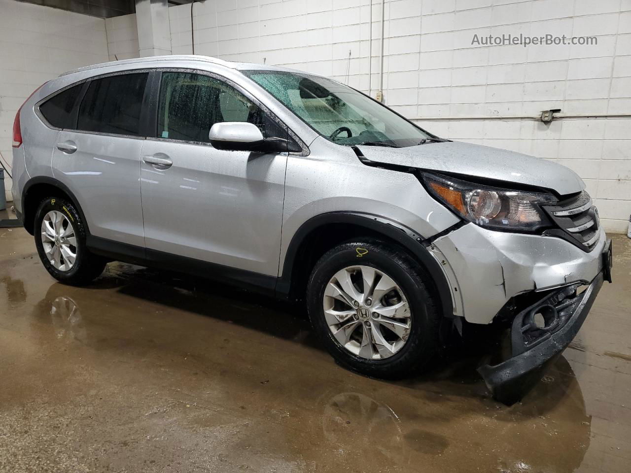 2013 Honda Cr-v Exl Silver vin: 5J6RM4H77DL064295