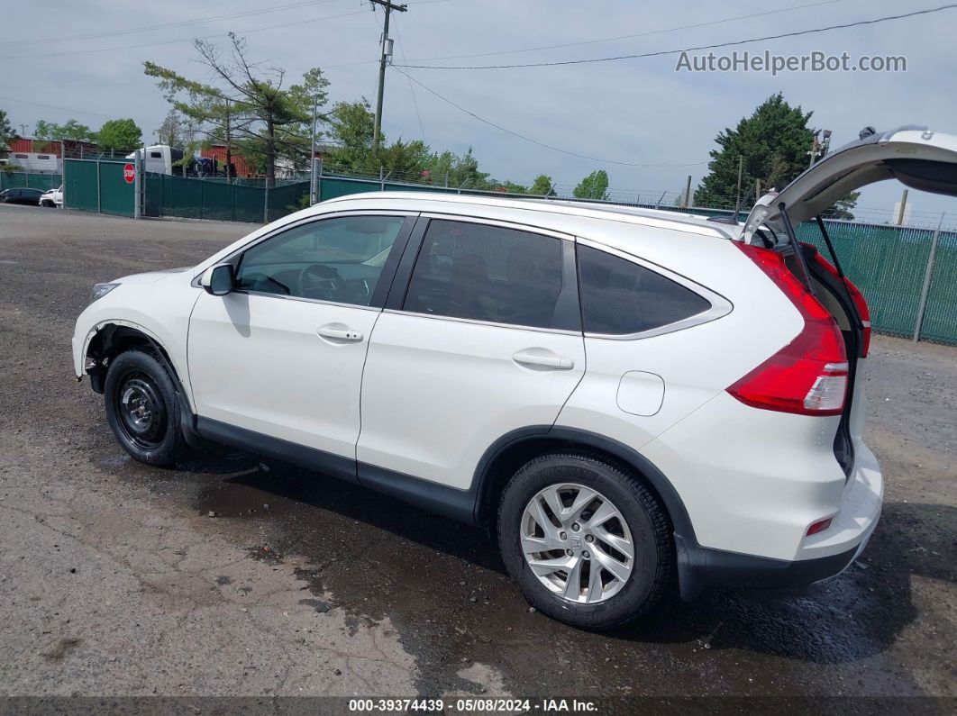 2015 Honda Cr-v Ex-l Белый vin: 5J6RM4H77FL004911