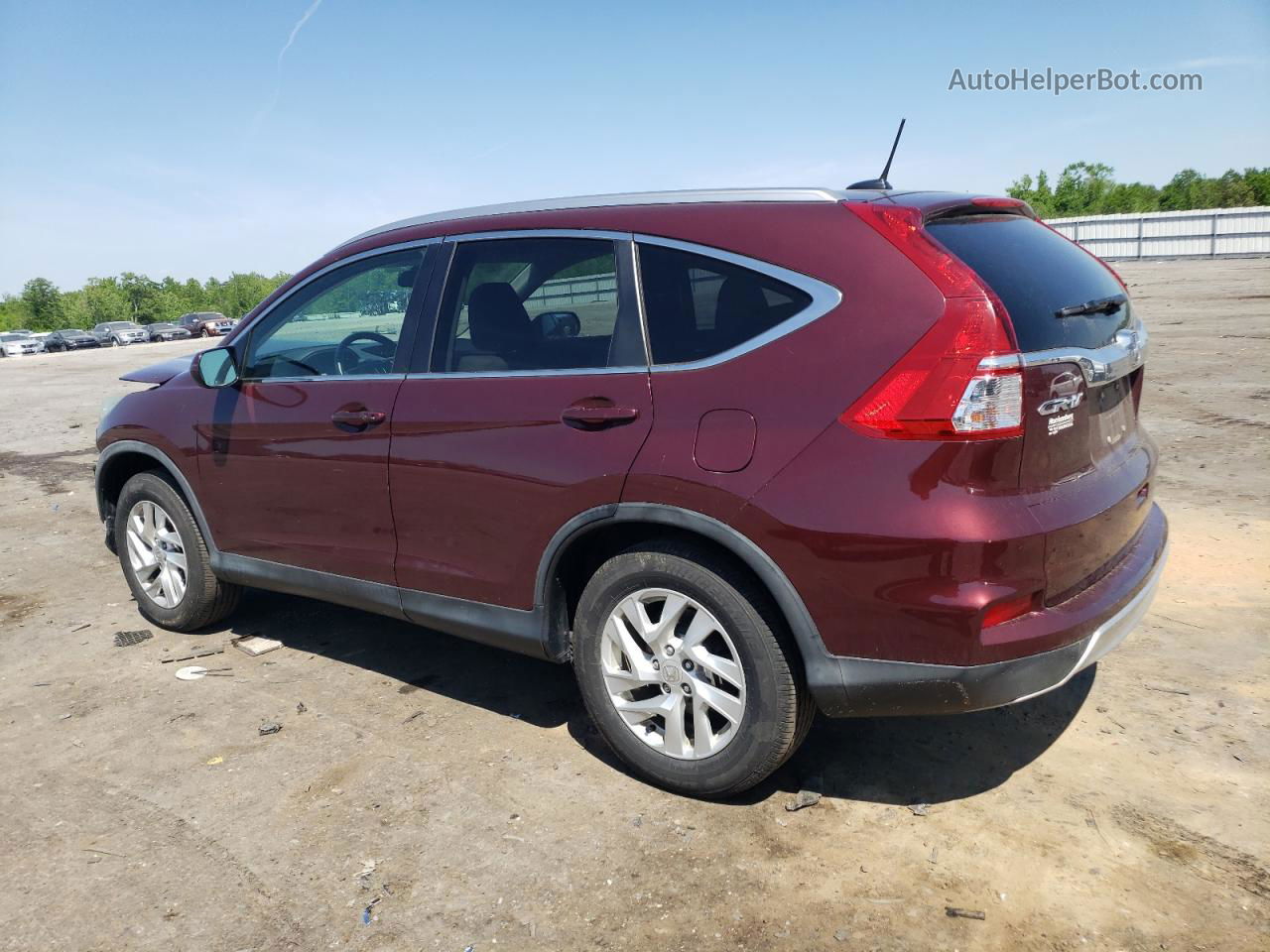 2016 Honda Cr-v Exl Burgundy vin: 5J6RM4H77GL002268