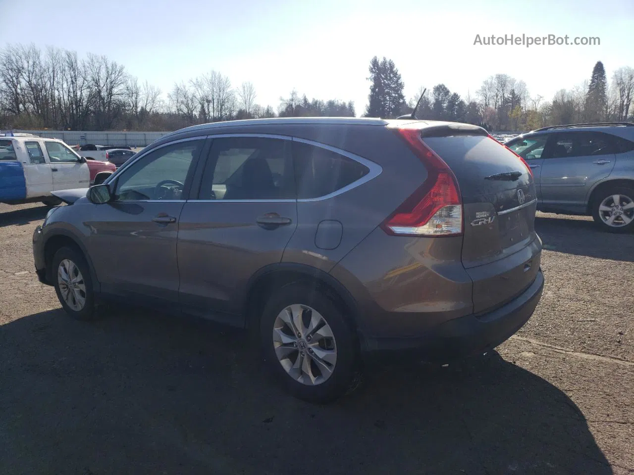 2013 Honda Cr-v Exl Коричневый vin: 5J6RM4H78DL051278