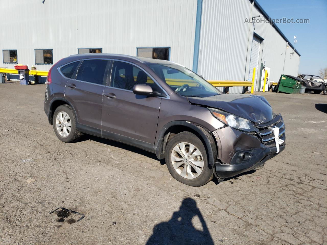 2013 Honda Cr-v Exl Brown vin: 5J6RM4H78DL051278