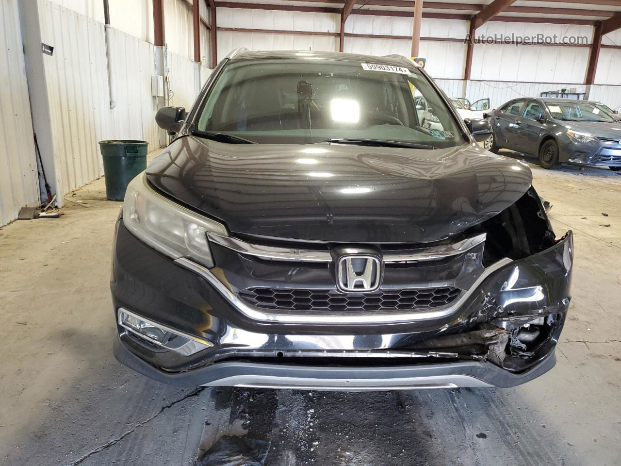 2015 Honda Cr-v Exl Black vin: 5J6RM4H78FL010023