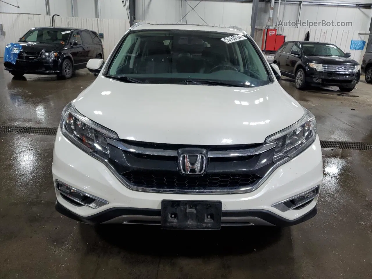 2015 Honda Cr-v Exl Белый vin: 5J6RM4H78FL101065