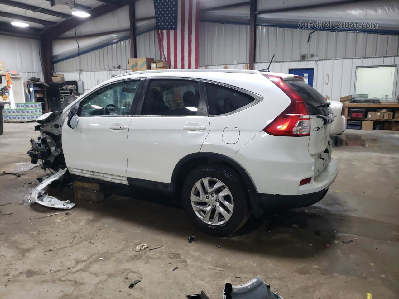 2016 Honda Cr-v Exl Белый vin: 5J6RM4H78GL010024