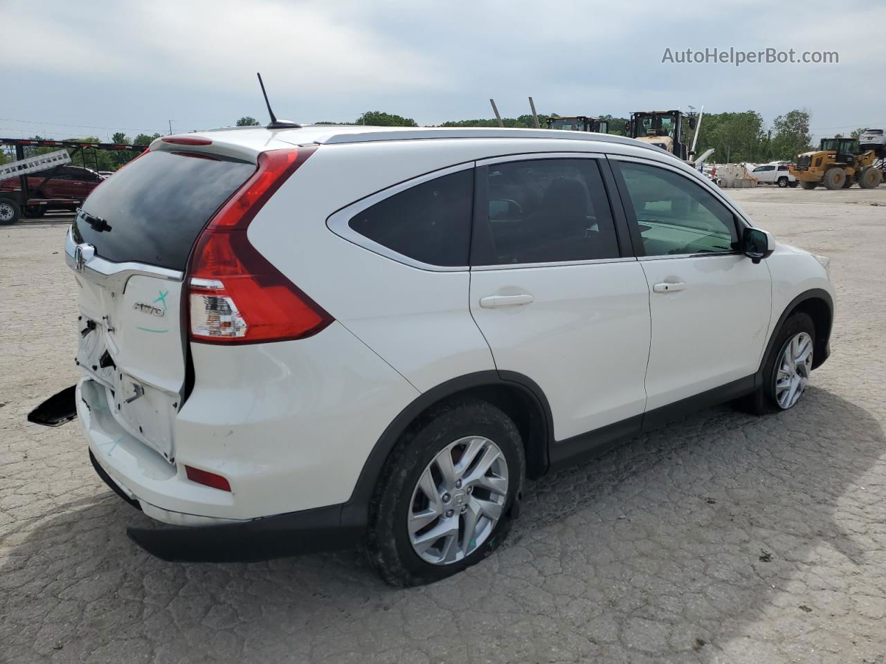 2016 Honda Cr-v Exl White vin: 5J6RM4H78GL032878