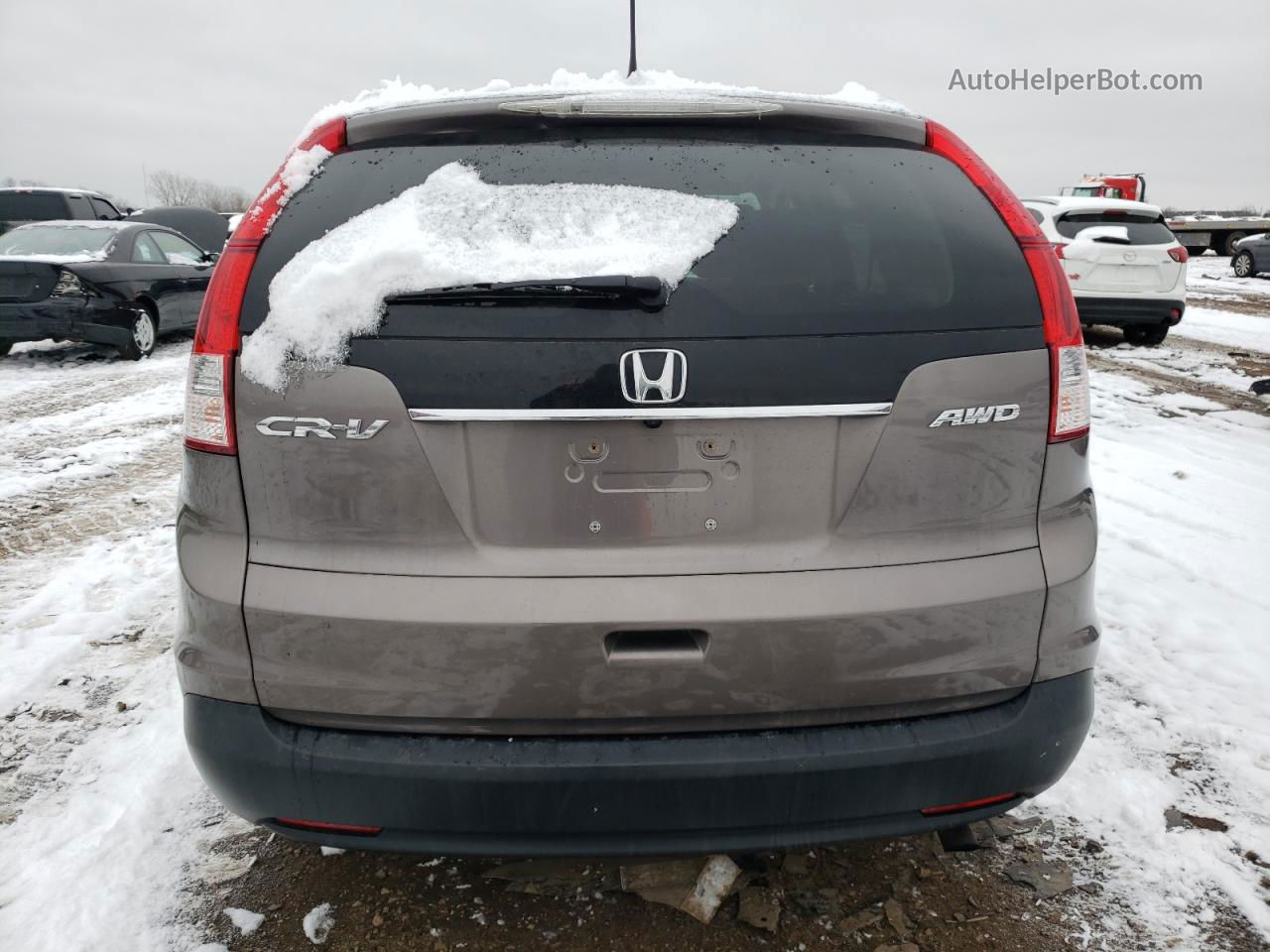 2012 Honda Cr-v Exl Желто-коричневый vin: 5J6RM4H79CL003903