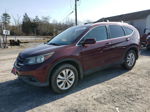 2012 Honda Cr-v Exl Maroon vin: 5J6RM4H79CL047030