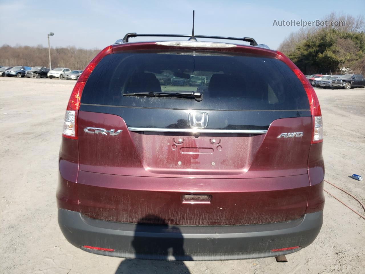 2012 Honda Cr-v Exl Maroon vin: 5J6RM4H79CL047030