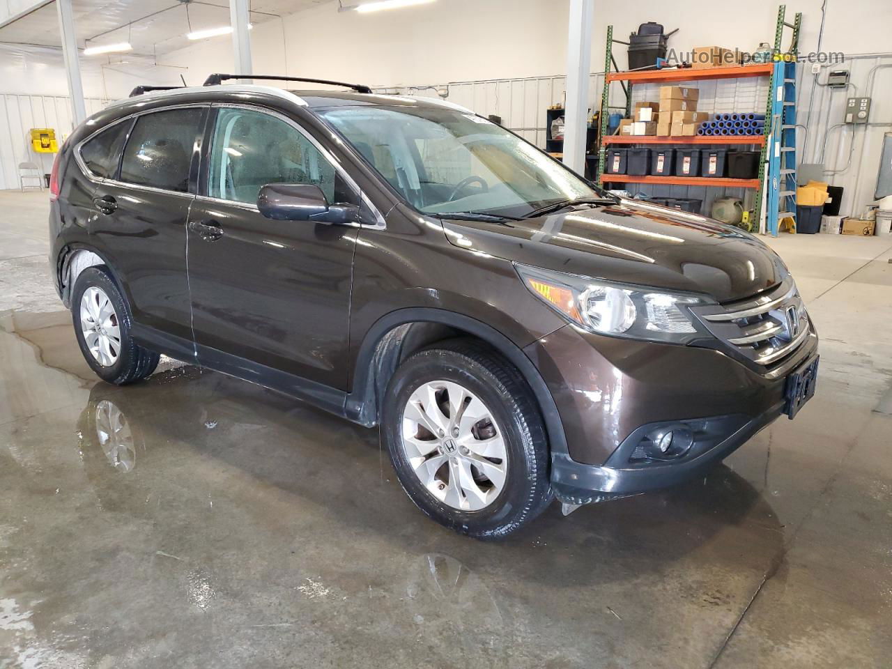 2013 Honda Cr-v Exl Коричневый vin: 5J6RM4H79DL049328