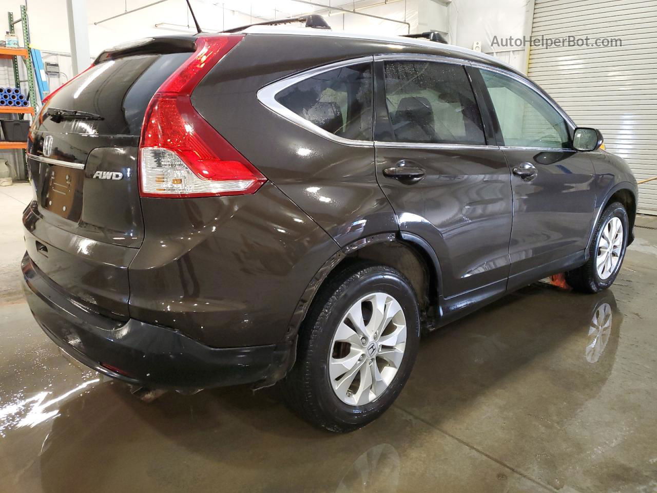 2013 Honda Cr-v Exl Brown vin: 5J6RM4H79DL049328