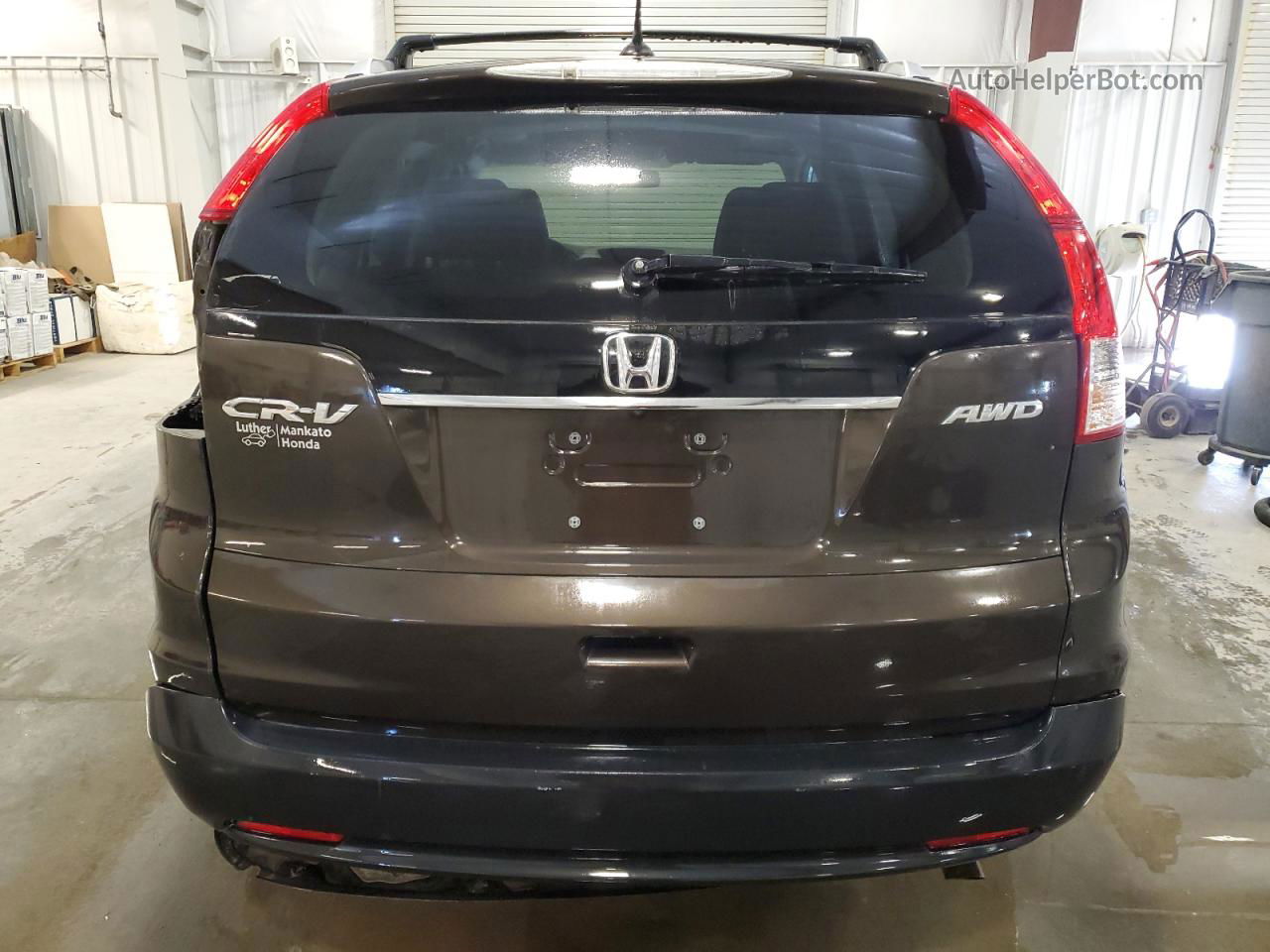 2013 Honda Cr-v Exl Brown vin: 5J6RM4H79DL049328