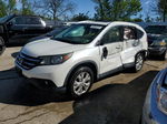 2013 Honda Cr-v Exl White vin: 5J6RM4H79DL053492