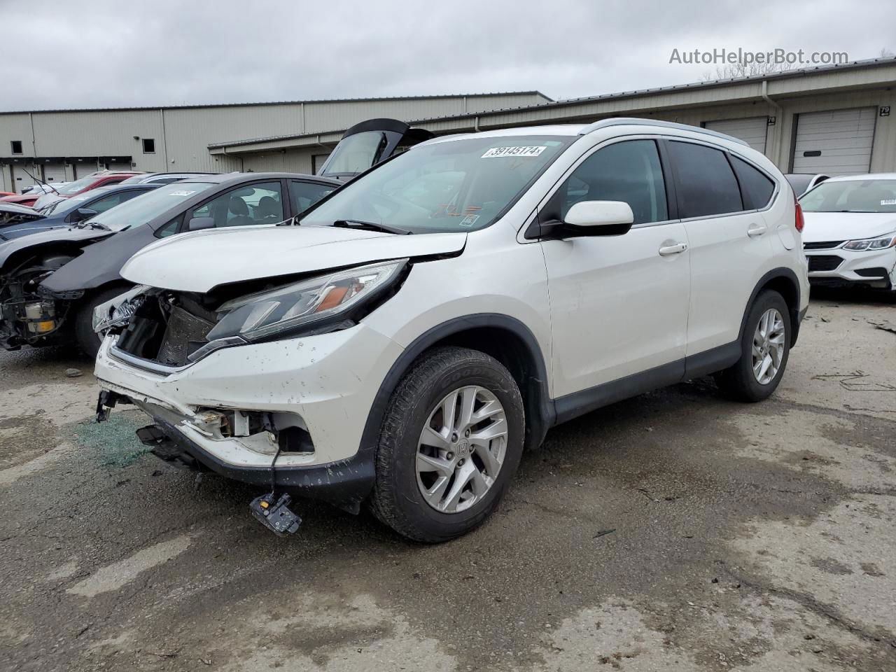 2016 Honda Cr-v Exl White vin: 5J6RM4H79GL016799