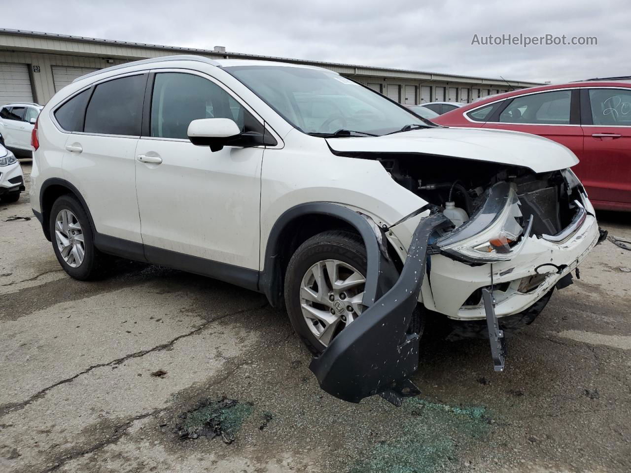 2016 Honda Cr-v Exl White vin: 5J6RM4H79GL016799