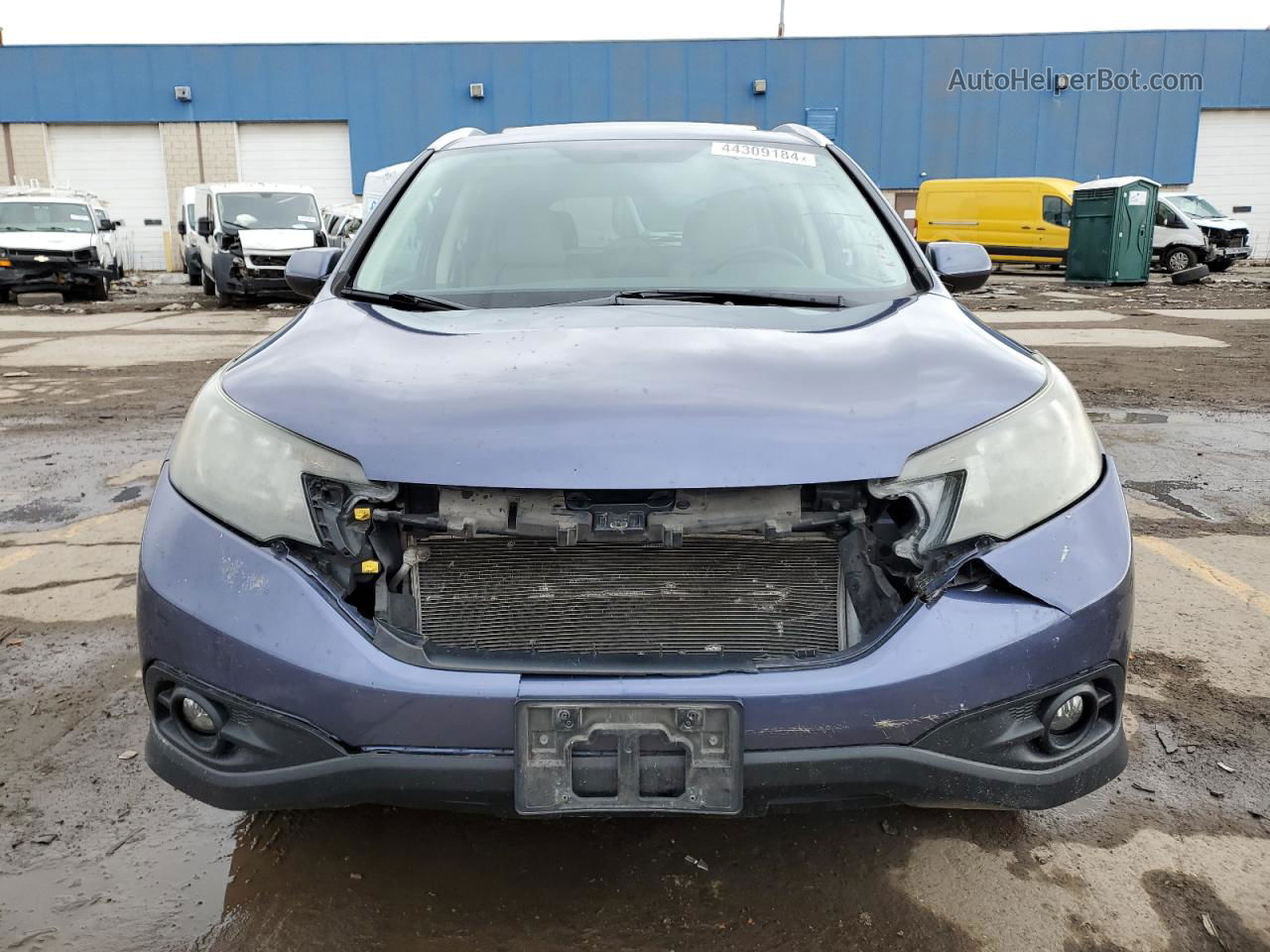 2012 Honda Cr-v Exl Blue vin: 5J6RM4H7XCL022217